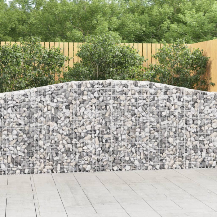Obokana gabonska košara 400x30x100/120 cm pocinkano železo